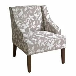 Best Sale 🛒 Swoop Accent Armchair - HomePop Bold Paisley 😀 -Living Room Chairs Sales unnamed file 171