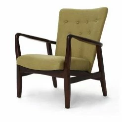 Buy 🔔 Becker Upholstered Armchair - Christopher Knight Home Deep Red 🎁 -Living Room Chairs Sales unnamed file 1748
