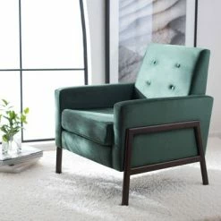 Brand new โญ Roald Sofa Accent Chair - Safavieh Blue Velvet/antique Coffee ๐ 7 Brand new โญ Roald Sofa Accent Chair - Safavieh Blue Velvet/antique Coffee ๐ -Living Room Chairs Sales unnamed file 1753