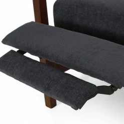 Best reviews of 🎉 Neihart Contemporary Fabric Waterfall Back Pushback Recliner - Christopher Knight Home Navy Blue/brown 🎁 -Living Room Chairs Sales unnamed file 1768