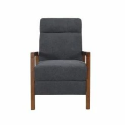 Best reviews of 🎉 Neihart Contemporary Fabric Waterfall Back Pushback Recliner - Christopher Knight Home Navy Blue/brown 🎁 -Living Room Chairs Sales unnamed file 1771