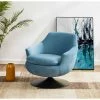Cheap 👏 Citine Velvet Swivel Accent Chair - Safavieh Light Blue/black ❤️ -Living Room Chairs Sales unnamed file 1815
