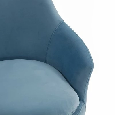 Cheap ๐ Citine Velvet Swivel Accent Chair - Safavieh Light Blue/black โค๏ธ 6 Cheap ๐ Citine Velvet Swivel Accent Chair - Safavieh Light Blue/black โค๏ธ - Image 4