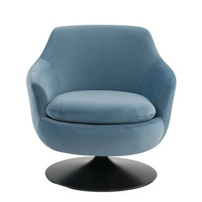 Cheap ๐ Citine Velvet Swivel Accent Chair - Safavieh Light Blue/black โค๏ธ 7 Cheap ๐ Citine Velvet Swivel Accent Chair - Safavieh Light Blue/black โค๏ธ - Image 5