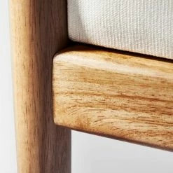 Outlet ⌛ Threshold Designed W/Studio McGee Park Valley Ladder Back Wood Arm Accent Chair - Threshold™ designed with Studio McGee Cream ✔️ -Living Room Chairs Sales unnamed file 193