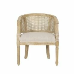 Flash Sale 🥰 Steinaker French Country Wood and Cane Accent Chair - Christopher Knight Home Beige/natural ✨ -Living Room Chairs Sales unnamed file 1937
