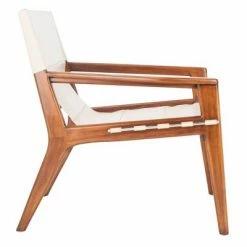 Best deal 😉 Culkin Leather Sling Chair - Safavieh White 👍 -Living Room Chairs Sales unnamed file 1979