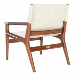 Best deal 😉 Culkin Leather Sling Chair - Safavieh White 👍 -Living Room Chairs Sales unnamed file 1981