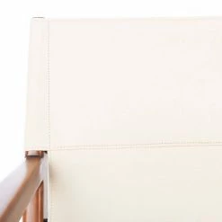 Best deal 😉 Culkin Leather Sling Chair - Safavieh White 👍 -Living Room Chairs Sales unnamed file 1983