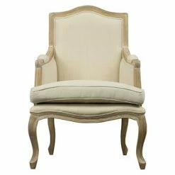 Best Pirce 😀 Upholstered Chair Buff Beige - Baxton Studio 🧨