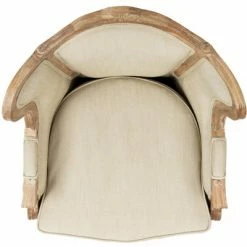 Top 10 👏 Fallon Linen Wing Chair - Natural Linen - Safavieh 🎉 -Living Room Chairs Sales unnamed file 2088