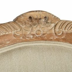 Top 10 👏 Fallon Linen Wing Chair - Natural Linen - Safavieh 🎉 -Living Room Chairs Sales unnamed file 2089