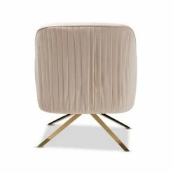 New 👍 Amaya Velvet Lounge Chair Light Beige/Gold - Baxton Studio 🌟 14 New 👍 Amaya Velvet Lounge Chair Light Beige/Gold - Baxton Studio 🌟 -Living Room Chairs Sales unnamed file 2095