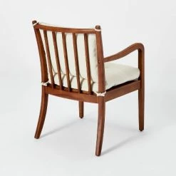 Best Pirce ✨ Threshold Designed W/Studio McGee Riverview Wood Frame Spindle Back Chair with Cushions - Threshold™ designed with Studio McGee ❤️ -Living Room Chairs Sales unnamed file 2111