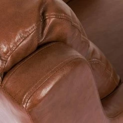 Budget 🔥 Bucklin Contemporary Pillow Tufted Club Chair - Christopher Knight Home Cognac Brown/dark Brown 🧨 -Living Room Chairs Sales unnamed file 2164