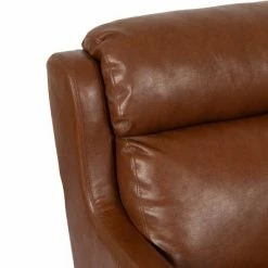 Budget 🔥 Bucklin Contemporary Pillow Tufted Club Chair - Christopher Knight Home Cognac Brown/dark Brown 🧨 -Living Room Chairs Sales unnamed file 2165
