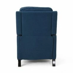 Outlet 🛒 Cecelia Traditional Fabric Recliner Navy Blue - Christopher Knight Home 👍 -Living Room Chairs Sales unnamed file 2228