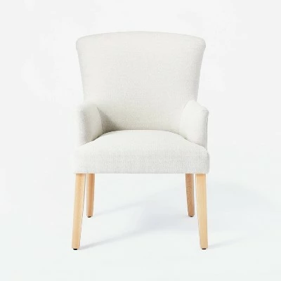 Coupon π Threshold Designed W/Studio McGee Oak View Armed Upholstered Anywhere Chair Light Gray - Threshold™ designed with Studio McGee π 4 Coupon π Threshold Designed W/Studio McGee Oak View Armed Upholstered Anywhere Chair Light Gray - Threshold™ designed with Studio McGee π - Image 2