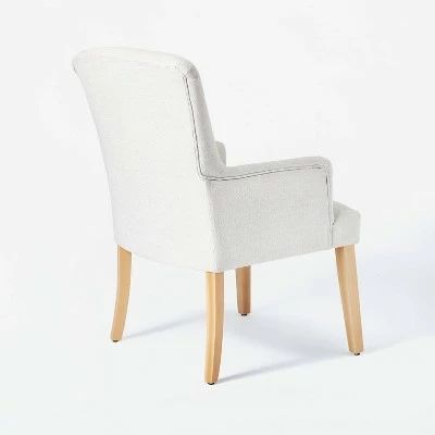 Coupon π Threshold Designed W/Studio McGee Oak View Armed Upholstered Anywhere Chair Light Gray - Threshold™ designed with Studio McGee π 5 Coupon π Threshold Designed W/Studio McGee Oak View Armed Upholstered Anywhere Chair Light Gray - Threshold™ designed with Studio McGee π - Image 3