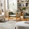Cheapest 🔥 Threshold Designed W/Studio McGee Arbon Wood Dowel Accent Chair with Cushion Arms - Threshold™ designed with Studio McGee Natural Linen 🌟 -Living Room Chairs Sales unnamed file 2299