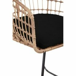 New 🔔 Grayham Rattan Lounge Chair Black - Finch ⭐ -Living Room Chairs Sales unnamed file 232