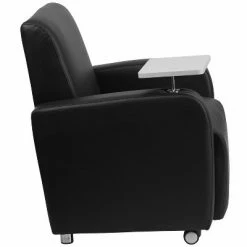 Best Sale 🤩 Flash Furniture LeatherSoft Guest Chair with Tablet Arm, Front Wheel Casters and Cup Holder 🌟 -Living Room Chairs Sales unnamed file 2321