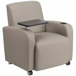 Best Sale 🤩 Flash Furniture LeatherSoft Guest Chair with Tablet Arm, Front Wheel Casters and Cup Holder 🌟 -Living Room Chairs Sales unnamed file 2325
