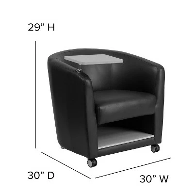 Best deal π Flash Furniture Guest Chair with Tablet Arm, Front Wheel Casters and Under Seat Storage β 5 Best deal π Flash Furniture Guest Chair with Tablet Arm, Front Wheel Casters and Under Seat Storage β - Image 3