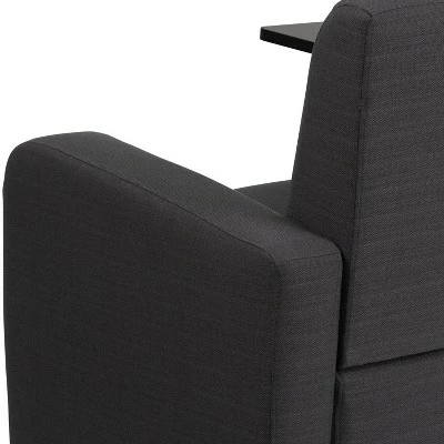 Buy 😀 Flash Furniture Gray Fabric Guest Chair with Tablet Arm and Chrome Legs 😉 7 Buy 😀 Flash Furniture Gray Fabric Guest Chair with Tablet Arm and Chrome Legs 😉 - Image 5