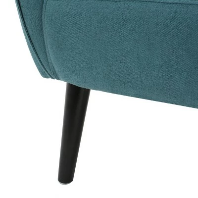 Best Pirce 😀 Alphonse Armchair Dark Teal - Christopher Knight Home 👍 5 Best Pirce 😀 Alphonse Armchair Dark Teal - Christopher Knight Home 👍 - Image 3