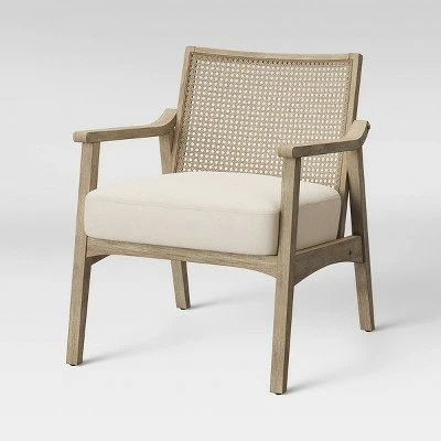 Outlet β Chelmsford Cane Lounge Chair Natural - Threshold™ π 4 Outlet β Chelmsford Cane Lounge Chair Natural - Threshold™ π - Image 2
