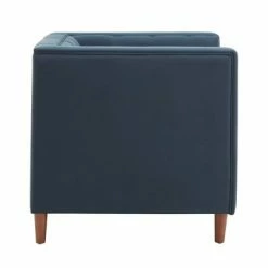 Top 10 🌟 Karissa Tuxedo Faux Leather Arm Chair - Inspire Q Beige ❤️ -Living Room Chairs Sales unnamed file 2430