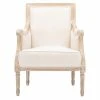 Outlet 🥰 Chavanon Wood & Linen Traditional French Accent Chair Light Beige - Baxton Studio ❤️ -Living Room Chairs Sales unnamed file 2479