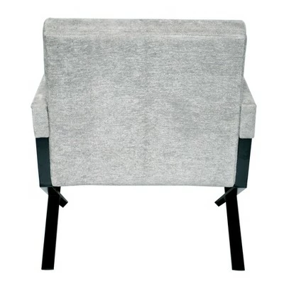 Wholesale ๐ Rusty X Base Accent Chair Gray/Black - Safavieh ๐ 5 Wholesale ๐ Rusty X Base Accent Chair Gray/Black - Safavieh ๐ - Image 3