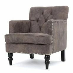 Best Sale 😍 Malone Club Chair - Christopher Knight Home Dark Teal 👍 -Living Room Chairs Sales unnamed file 253