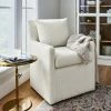 Best Pirce ✔️ Threshold Designed W/Studio McGee Pacific Ridge Pillow Back Upholstered Anywhere Chair Cream - Threshold™ designed with Studio McGee 🎉