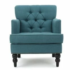 Best Sale 😍 Malone Club Chair - Christopher Knight Home Dark Teal 👍 -Living Room Chairs Sales unnamed file 254