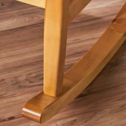 Coupon 🎉 Callum Mid-Century Fabric Rocker - Christopher Knight Home Muted Orange ❤️ -Living Room Chairs Sales unnamed file 2549