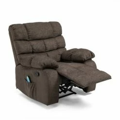 Flash Sale 😍 Blackshear Contemporary Pillow Tufted Massage Recliner - Christopher Knight Home Brown 😍 -Living Room Chairs Sales unnamed file 2557