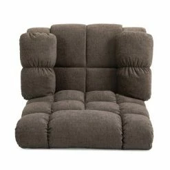 Flash Sale 😍 Blackshear Contemporary Pillow Tufted Massage Recliner - Christopher Knight Home Brown 😍 -Living Room Chairs Sales unnamed file 2560