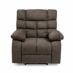 Flash Sale 😍 Blackshear Contemporary Pillow Tufted Massage Recliner - Christopher Knight Home Brown 😍 -Living Room Chairs Sales unnamed file 2565