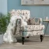Cheapest 💯 Harrison Tufted Club Chair - White/Blue - Christopher Knight Home 🎉 -Living Room Chairs Sales unnamed file 2614