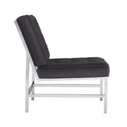 Best deal 🔥 Ashlar Velvet Accent Chair - Studio Designs Home Blue Dusk ⌛ -Living Room Chairs Sales unnamed file 265