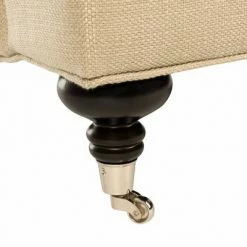 Budget 😉 Chloe Club Chair Beige/Espresso - Safavieh 🥰 -Living Room Chairs Sales unnamed file 2668