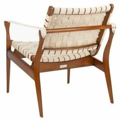 Best Pirce ๐ Dilan Leather Safari Chair White/Light Brown - Safavieh ๐ 17 Best Pirce ๐ Dilan Leather Safari Chair White/Light Brown - Safavieh ๐ -Living Room Chairs Sales unnamed file 2679