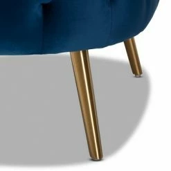 Top 10 🛒 Melissa Velvet Fabric Upholstered Living Room Accent Chair Royal Blue/Gold - Baxton Studio ⭐ -Living Room Chairs Sales unnamed file 2693