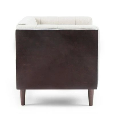 Promo π Mclarnan Contemporary Tufted Club Chair - Christopher Knight Home Beige/brown β 6 Promo π Mclarnan Contemporary Tufted Club Chair - Christopher Knight Home Beige/brown β - Image 4