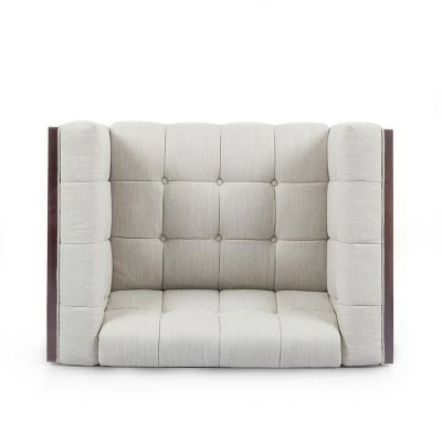 Promo π Mclarnan Contemporary Tufted Club Chair - Christopher Knight Home Beige/brown β 7 Promo π Mclarnan Contemporary Tufted Club Chair - Christopher Knight Home Beige/brown β - Image 5