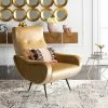 Cheap 🎉 Elicia Mid-Century Armchair - Camel Velvet - Safavieh 🤩 -Living Room Chairs Sales unnamed file 2728