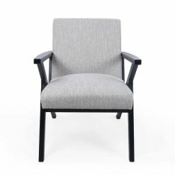 Discount 🎉 Alturas Club Chair - Christopher Knight Home Light Gray/black ✔️ -Living Room Chairs Sales unnamed file 2761